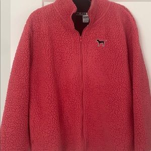 “PINK” by Victoria Secret fuzzy jacket